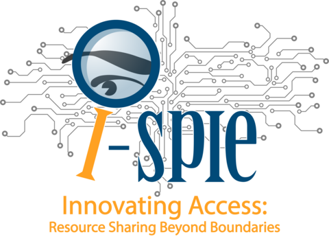 I-SPIE 2024 Logo and theme. The theme is "Innovating Access: Resource Sharing Beyond Boundaries."